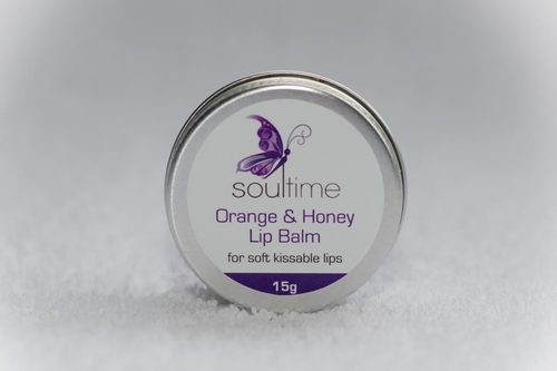 Orange & Honey Lip Balm with Hyaluronic Acid, 15gms