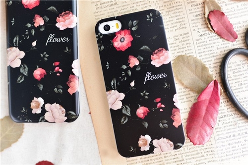 Black Rose iPhone Case