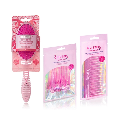 6- Piece Hair Accessories Set -Pink