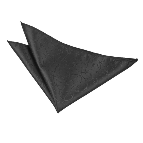 Swirl Handkerchief - Black