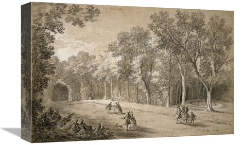 Global Gallery GCS-453912-1218-142 12 x 18 in. Park Scene Art Print - 