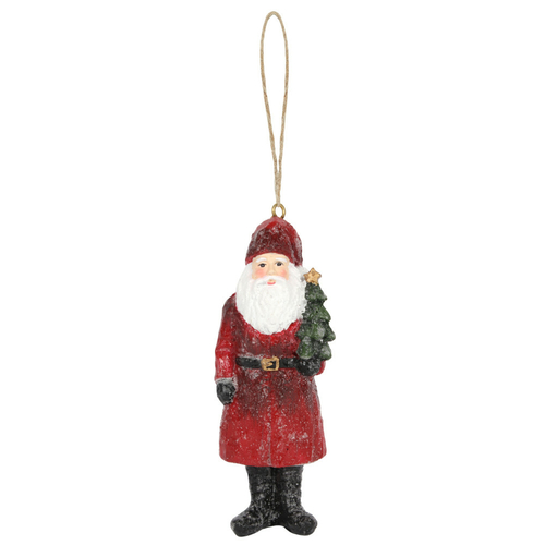 Father Christmas with Tree Ornament