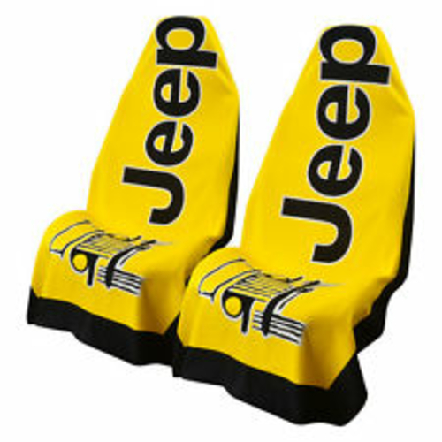 Seat Armour T2G100Y Towel2GO Yellow Seat Cover for Jeep