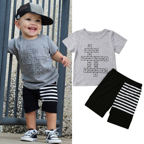 0 4Y Toddler Baby Boys Clothes Sets Crossword