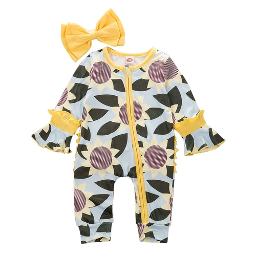 Newborn Baby Boy Girl Winter Romper Clothes