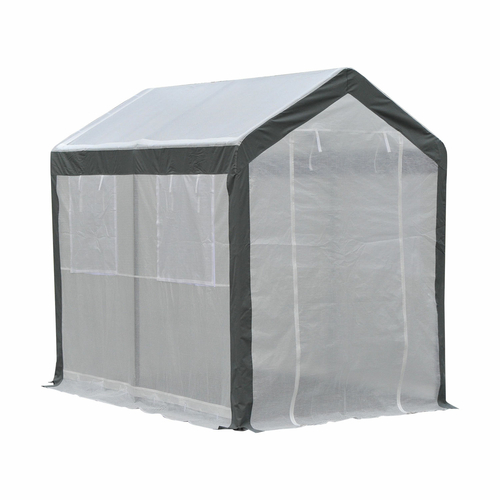 Outsunny 6 x 8ft Greenhouse Walk-in Portable Gardening Plant Flower