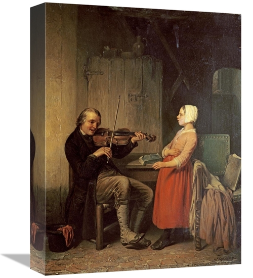 Global Gallery GCS-268010-16-142 16 in. The Fiddler Art Print - Napole