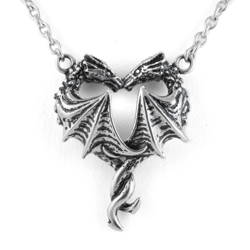 Steamin‚Äô Hot Love Dragon Heart Necklace