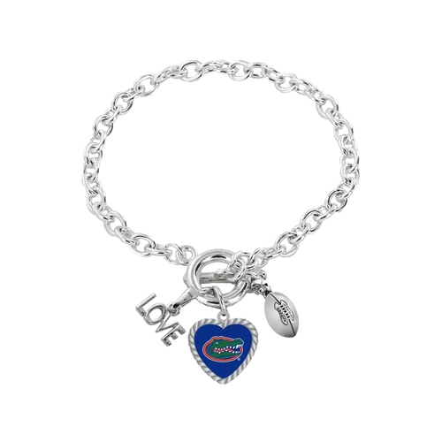 Florida Gators Bracelet Charmed Sport Love Football