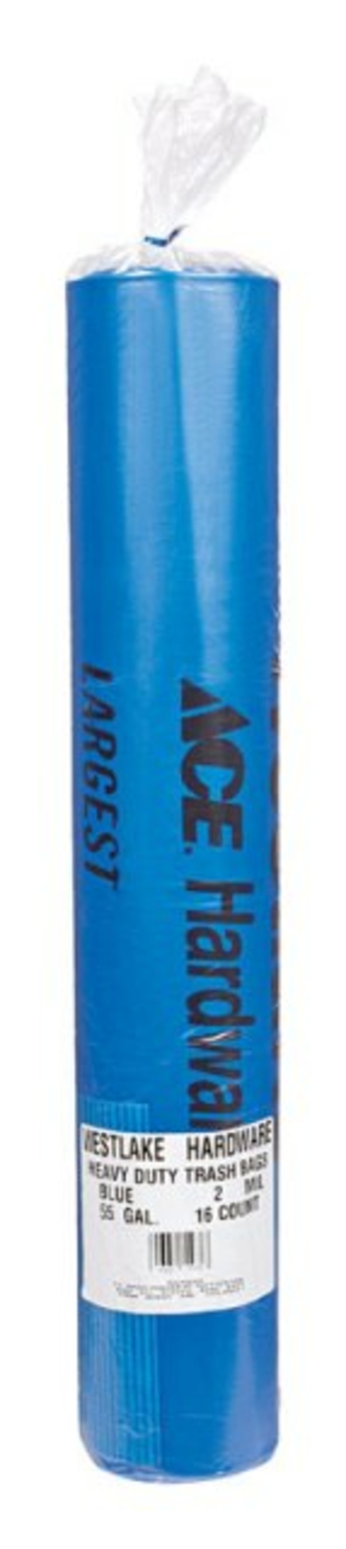Westlake 662543 55 gal Trash Bag  Blue - 16 Count