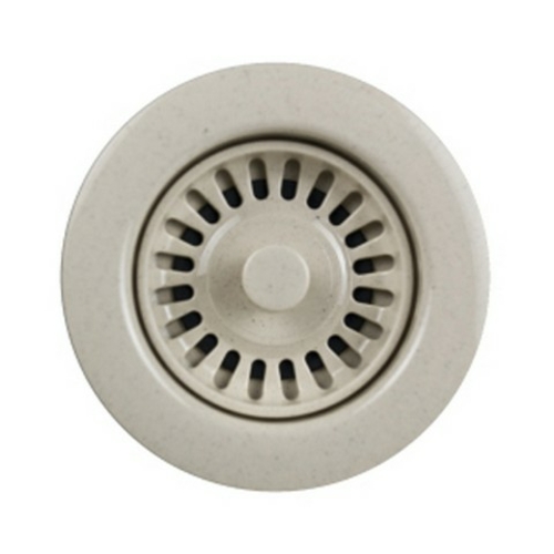 Houzer 190-9267 4.5 x 4.5 x 3.5 in. Speckled Granite Sink Strainer- Pl