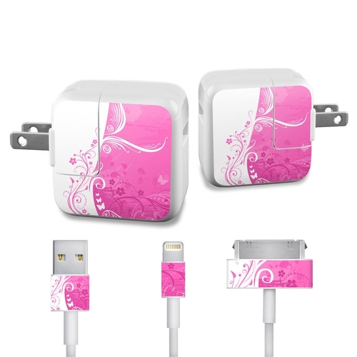 DecalGirl APCH-PINKCRUSH Apple iPad Charge Kit Skin - Pink Crush