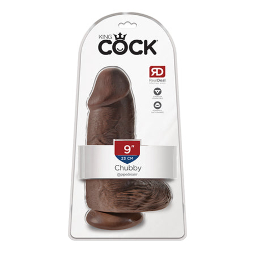 Pipedream King Cock Chubby 9 in. Cock With Balls Realistic Suction Cup