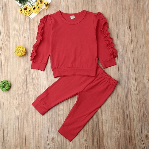 Pudcoco Autumn Toddler Baby Kids Girl Clothes Long