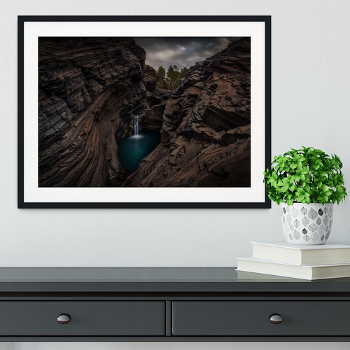 Karijini National Park Waterfall Framed Print