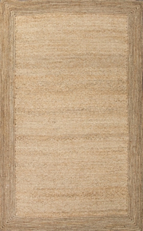 Jaipur Rugs RUG112500 Naturals Textured Jute Ivory-White Rug - NAT03