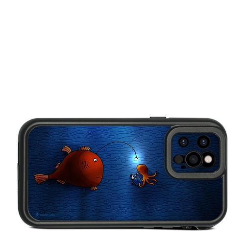 DecalGirl LF12P-ANGLERFISH Lifeproof iPhone 12 Pro Fre Case Skin - Ang