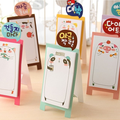 Cute Notebook Memo Pads animal Cartoon Diary