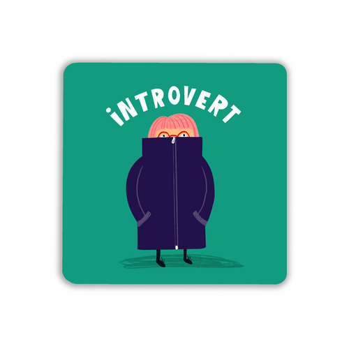 Introvert Coaster (Pack of 6)