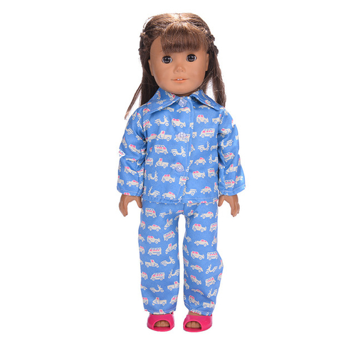 1 PCS Cute Pajamas Nightgown Clothes For 18 inch