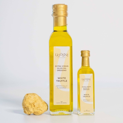 Extra virgin olive oil with white truffle