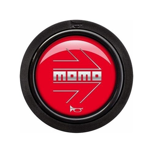 Button Momo SPHOARWREDCHF Steering wheel Black/Red