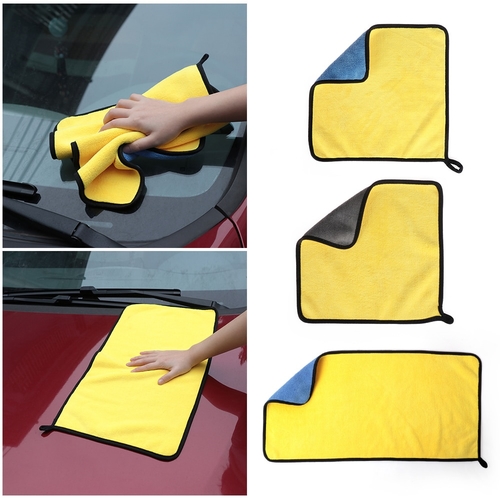 1PC Super Absorbent Wash Towel Microfiber Coral