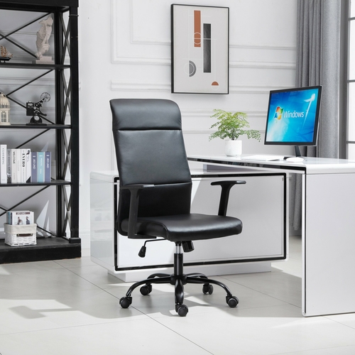 Vinsetto High-Back Office Chair Faux Leather Computer Home Desk