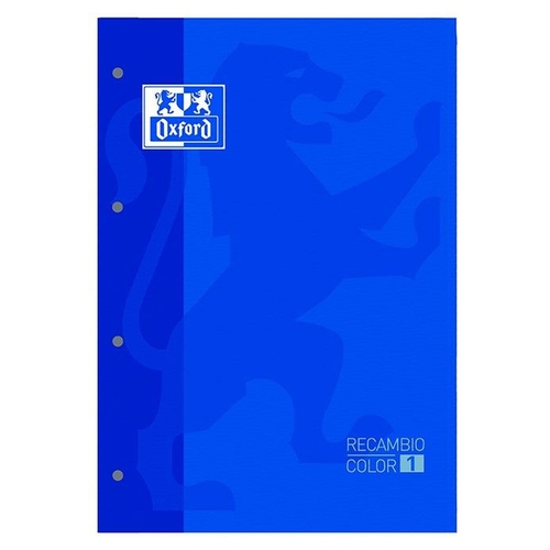 Replacement Oxford Sheets 80 Sheets 5 Units A4 Navy Blue 5 Pieces