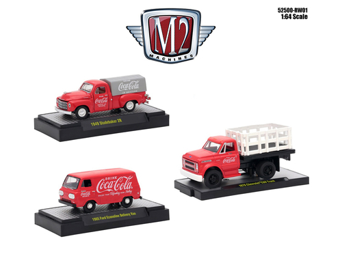 \Coca-Cola\" Set of 3 Cars Release 1 Limited Edition to 4800 pieces