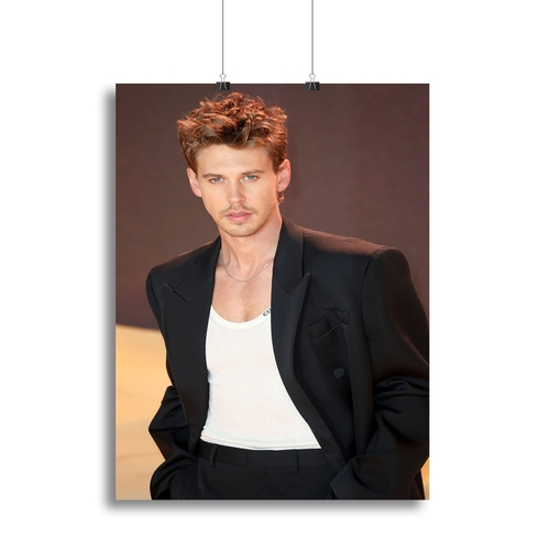 Austin Butler at the premiere of Dune part two Canvas Print or Poster