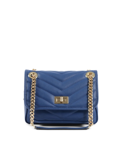 V Italia Womens Handbag Blue 10507 SAUVAGE BLUETTE