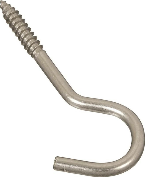 National Hardware 730333 Stainless Steel Ceiling Hook - 0.37 x 4.87 in