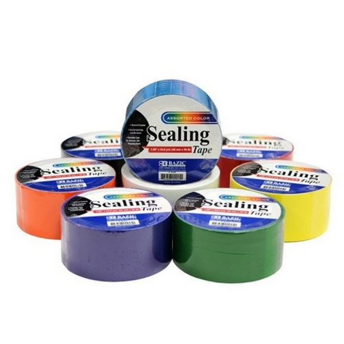 Bazic 945  1.88" X 54.6 Yards Color Packing Tape Case OF 48  