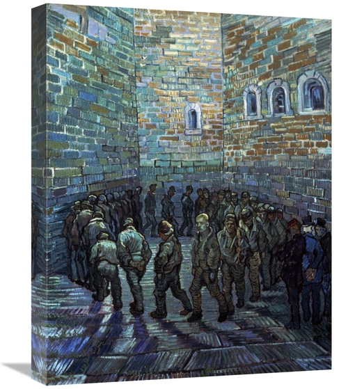Global Gallery GCS-281295-22-142 22 in. Prisoners Exercising - After D