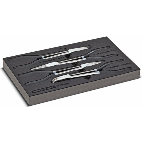 Powerbuilt 4Pc 11in Long Reach Pliers Kit - 949024