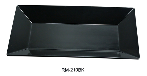 Yanco RM-210BK Rome Rectangular Plate