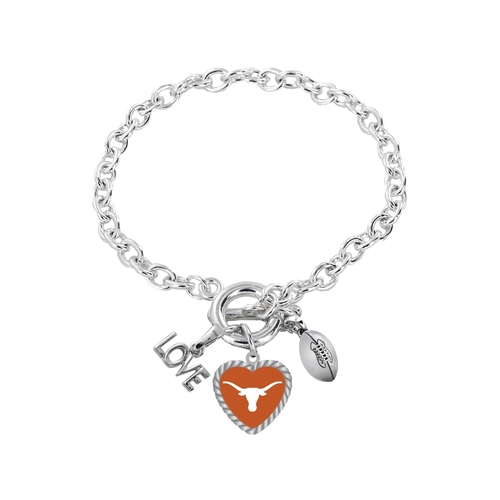 Texas Longhorns Bracelet Charmed Sport Love Football