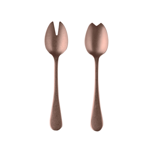 Salad Servers (Fork and Spoon) VINTAGE BRONZO