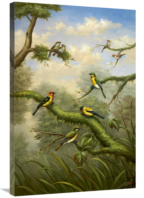 Global Gallery GCS-132524-2436-142 24 x 36 in. Morning Gathering I Art