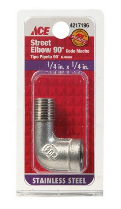 Smith-Cooper S3014SE002CS 0.25 in. 90 Degree FPT Steel Street Elbow