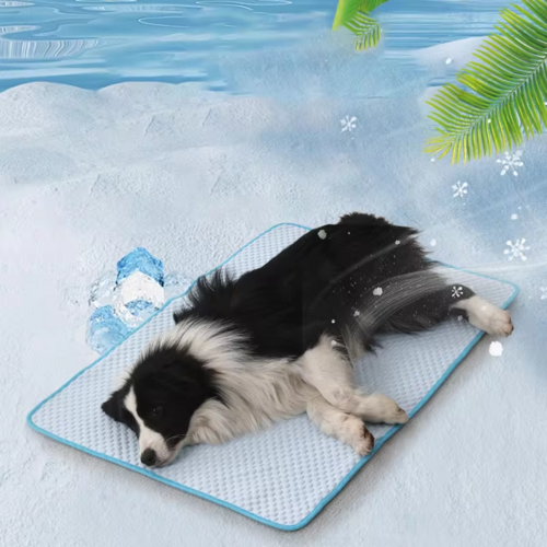 Pet Cooling Mat Ice Silk Breathable Dog Cat Pad 