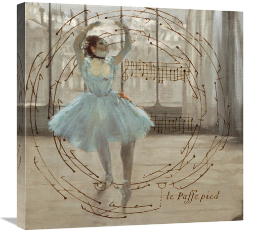 Global Gallery GCS-453937-2424-142 24 x 24 in. Degas Dancers Collage 3