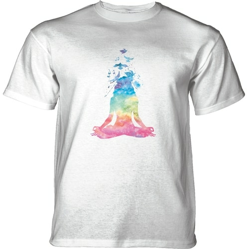 The Mountain 10916000001 Blank White Namaste Watercolor Adult Classic 