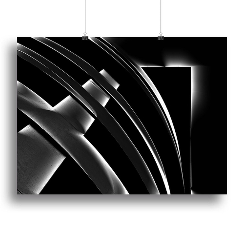 Metal Glow Canvas Print or Poster