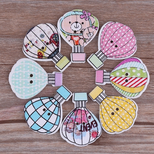 50PCS Mixed Decorative balloon Rattan Wooden