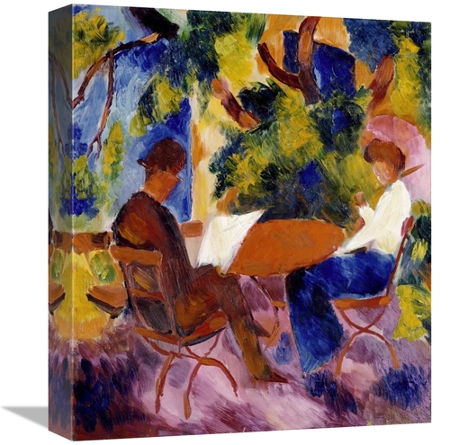 Global Gallery GCS-266798-16-142 16 in. At the Garden Table Art Print 