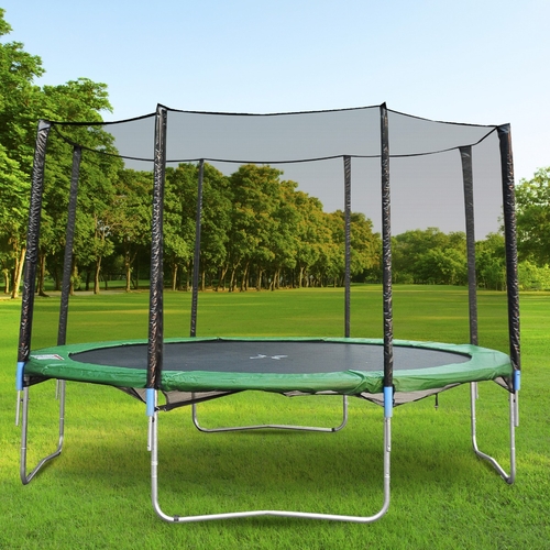 HOMCOM 14ft Black Replacement Round Trampoline Net Enclosure (Net