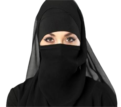 Muslim Womens Nikab Female Hijab Muslim Veil Islamic Hijab 4-layer