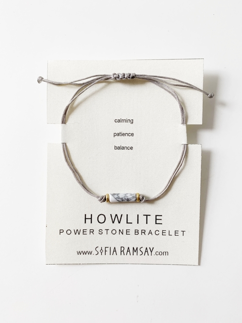 Howlite Power Stone Bracelet